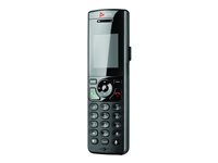 Poly VVX D230 - Trådlös förlängningshandenhet med nummerpresentation - DECT - 3-riktad samtalsförmåg - 8-linjersdrift - svart 89B48AA