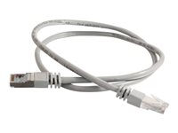 C2G Cat5e Booted Shielded (STP) Network Patch Cable - Patch-kabel - RJ-45 (hane) till RJ-45 (hane) - 50 m - STP - CAT 5e - formpressad - grå 83759