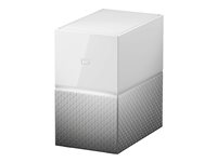 WD My Cloud Home Duo WDBMUT0040JWT - Personlig molnlagringsenhet - 4 TB - HDD 2 TB x 2 - Gigabit Ethernet WDBMUT0040JWT-EESN