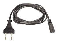 Belkin PRO Series Laptop AC Replacement Power cable - Strömkabel - power IEC 60320 C7 till Eurokontakt (hane) - AC 220 V - 1.8 m F3A218CP1.8M