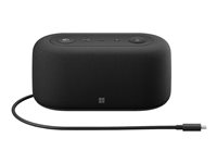 Microsoft Audio Dock - Högtalartelefon/dockningsstation - kabelansluten - USB-C - mattsvart - Certifierad för Microsoft-teams IVF-00008