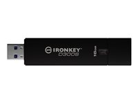 IronKey D300S - USB flash-enhet - krypterat - FIPS 140-2 Level 3 - 16 GB - USB 3.1 Gen 1 - TAA-kompatibel IKD300S/16GB