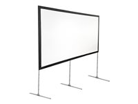 Multibrackets M Fast-fold - Projektorduk - 300" (762 cm) - 16:9 - Matte White - svart 7350073731961
