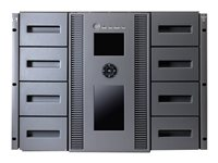 HPE MSL8096 Ultrium 1840 - Bandbibliotek - 76.8 TB / 153.6 TB - platser: 96 - LTO Ultrium ( 800 GB / 1.6 TB ) x 4 - Ultrium 4 - högsta antal enheter: 4 - 4 GB Fibre Channel - kan monteras i rack - 8U - streckkodsläsare, kryptering AN974B