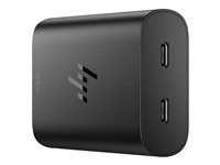 HP - USB-C strömadapter - AC 115/230 V - 65 Watt - utgångskontakter: 2 - Smart Buy 600Q8UT