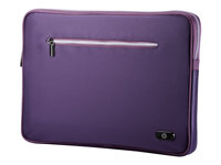 HP Standard Sleeve - Notebook-väska - 15.6" - lila - för Compaq 15, CQ58; Pavilion Laptop 14, 15, dm1, g6, m6 H4P41AA#ABB