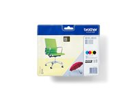 Brother LC229XL Value-Pack - 4-pack - svart, gul, cyan, magenta - original - förpackning med stöldmärkning - bläckpatron - för Brother MFC-J5320DW, MFC-J5625DW LC229XLVALBPDR