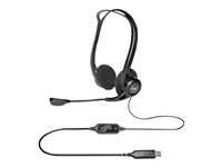 Logitech PC Headset 960 USB - Headset - på örat - kabelansluten 981-000100
