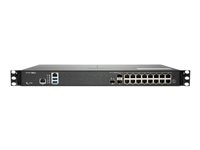 SonicWall NSa 2700 - Advanced Edition - säkerhetsfunktion - med 3 års TotalSecure - 10GbE - 1U - kan monteras i rack 02-SSC-8201