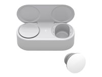 Microsoft Surface Earbuds - True wireless-hörlurar med mikrofon - öronknopp - Bluetooth - Glaciär - kommersiell 3BW-00009