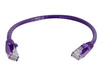 C2G Cat6 Booted Unshielded (UTP) Network Patch Cable - Patch-kabel - RJ-45 (hane) till RJ-45 (hane) - 1 m - UTP - CAT 6 - formpressad, hakfri, tvinnad - lila 83631