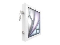 Compulocks iPad Air M2 & M3 13", Apex Enclosure Core Stand - White - Monteringssats - synliga kameror och sensorer fram/bak - för surfplatta - låsbar - metallram, högstyrkealuminium - vit - skärmstorlek: 13" - bänkskiva, väggmonterbar - för Apple 13-inch iPad Air (M2, M3) 111W13APXW
