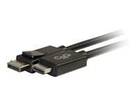 C2G 15ft DisplayPort to HDMI Cable - DP to HDMI Adapter Cable - M/M - Adapterkabel - DisplayPort hane till HDMI hane - 4.57 m - svart - stöd för 1080p 54324