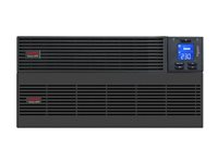 APC Easy UPS SRV SRV6KRIL - UPS (kan monteras i rack) - AC 220-240 V - 6000 Watt - 6000 VA - 1-fas - USB, RS-232 - utgångskontakter: 1 - 2U - med Externt batteri SRV6KRIL