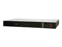 APC Rack Automatic Transfer Switch AP4450 - Redundant omkopplare (kan monteras i rack) - AC 100/120 V - 1440 VA - Ethernet 10/100, RS-232, USB - utgångskontakter: 10 - 1U - svart - för P/N: SMTL1000RMI2UC, SMX1000C, SMX1500RM2UC, SMX1500RM2UCNC, SMX750C, SMX750CNC AP4450