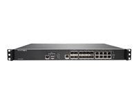 SonicWall NSa 6600 - Advanced - säkerhetsfunktion - 10GbE - 1U - SonicWall säkerhetsuppgradering, plusprogram (2 år) - kan monteras i rack 01-SSC-1726