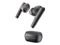 Poly Voyager Free 60+ UC M - True wireless-hörlurar med mikrofon - inuti örat - Bluetooth - aktiv brusradering - USB-A via Bluetooth-adapter - kolsvart - Certifierad för Microsoft-teams 7Y8G9AA