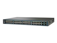 Cisco Catalyst 3560V2-48PS - Switch - L3 - Administrerad - 48 x 10/100 (PoE) + 4 x SFP - rackmonterbar - PoE WS-C3560V2-48PS-E