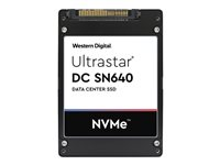 WD Ultrastar DC SN640 WUS4CB032D7P3E4 - SSD - krypterat - 1600 GB - inbyggd - 2.5" - U.2 PCIe 3.1 x4 (NVMe) - TCG Ruby Encryption 0TS1855