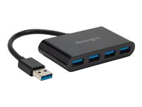 Kensington UH4000 - Hubb - 4 x SuperSpeed USB 3.0 - skrivbordsmodell K39121EU