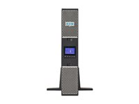 Eaton 9PX 1500VA 1350W 120V Online Double-Conversion UPS - 5-15P, 8x 5-15R Outlets, Cybersecure Network Card Option, Extended Run, 2U Rack/Tower Battery Backup - UPS (rackmonterbar/extern) - AC 100/110/120/125 V - 1350 Watt - 1500 VA - RS-232, USB - utgångskontakter: 8 - 2U - svart, silver 9PX1500RT