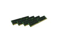 Kingston - DDR3 - sats - 32 GB: 4 x 8 GB - DIMM 240-pin - 1600 MHz / PC3-12800 - CL11 - 1.5 V - registrerad - ECC KTH-PL316SK4/32G