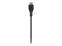 Belkin High Speed HDMI Cable - HDMI-kabel med Ethernet - HDMI hane till HDMI hane - 1 m - dubbelt skärmad F3Y020BF1M