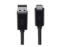 Belkin 3.1 USB-A to USB-C Cable - USB-kabel - USB typ A (hane) till 24 pin USB-C (hane) - USB 3.1 - 91.4 cm - svart F2CU029BT1M-BLK