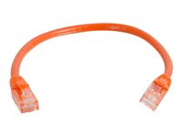 C2G Cat6 550MHz Snagless Patch Cable - Patch-kabel - RJ-45 (hane) till RJ-45 (hane) - 15 m - CAT 6 - formpressad, hakfri, tvinnad - orange 83581