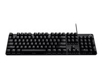 Logitech G G413 SE - Tangentbord - bakgrundsbelyst - USB - AZERTY - fransk - tangentbrytare: Tactile - svart 920-010435