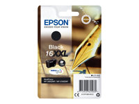 Epson 16XXL - 21.6 ml - XL - svart - original - blister - bläckpatron - för WorkForce WF-2660DWF C13T16814012