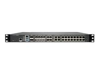 SonicWall NSsp 13700 - Essential Edition - säkerhetsfunktion - med 1 års TotalSecure - 40GbE, 100GbE, 5GbE, 2.5GbE, 25GbE - 1U - kan monteras i rack 02-SSC-9628