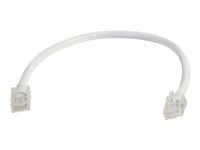 C2G Cat5e Non-Booted Unshielded (UTP) Network Patch Cable - Patch-kabel - RJ-45 (hane) till RJ-45 (hane) - 2 m - UTP - CAT 5e - tvinnad, enhetsstart - vit 83123