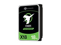 Seagate Exos X18 ST16000NM001J - Hårddisk - krypterat - 16 TB - inbyggd - SATA 6Gb/s - 7200 rpm - buffert: 256 MB - Self-Encrypting Drive (SED) ST16000NM001J