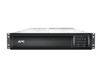 APC Smart-UPS 3000 LCD - UPS (kan monteras i rack) - AC 120 V - 2.7 kW - 3000 VA - RS-232, USB - utgångskontakter: 8 - 2U - svart - för P/N: AR4024SP, AR4024SPX429, AR4024SPX431, AR4024SPX432, NBWL0356A, SMX3000HVTUS SMT3000RM2U