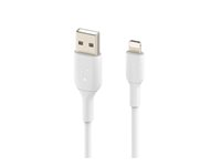 Belkin BoostCharge - Lightning-kabel - Lightning hane till USB hane - 15 cm - vit CAA001BT0MWH