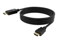 VISION - Adapterkabel - DisplayPort hane till HDMI hane - 2 m - svart - 8K60Hz stöd TC 2MDPHDMI8K/BL