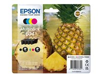 Epson 604 Multipack - 4-pack - svart, cyan, magenta, gul - original - blister - bläckpatron - för Expression Home XP-2200, 2205, 3205, 4200, 4205; WorkForce WF-2910, 2930, 2935, 2950 C13T10G64010