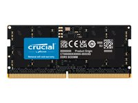 Crucial - DDR5 - modul - 16 GB - SO DIMM 262-pin - 5200 MHz / PC5-41600 - CL42 - 1.1 V - on-die ECC CT16G52C42S5