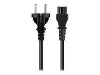 Belkin - Strömkabel - power IEC 60320 C7 till Eurokontakt (hane) - 1.8 m F3A218CP1.8M-P