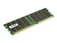 Crucial - DDR - modul - 1 GB - DIMM 184-pin - 400 MHz / PC3200 - CL3 - 2.6 V - ej buffrad - icke ECC - för ABIT SG-80; Gigabyte GA-8IPE1000-G CT12864Z40B