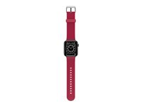 OtterBox All Day Comfort - Band för smart klocka - 42/44/45mm - rouge rubellite (rosa) - för Apple Watch Hermès Series 7, Hermès Series 9, Nike Series 7, Series 10, Series 8, Series 9 77-93701