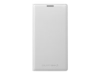 Samsung Flip Wallet EF-WN900B - Vikbart fodral för mobiltelefon - classic white - för Galaxy Note 3 EF-WN900BWEGWW