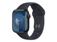 Apple - Band för smart klocka - 41 mm - storlek S/M - midnatt MT2R3ZM/A