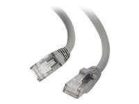 C2G - Patch-kabel - RJ-45 (hane) till RJ-45 (hane) - 1.5 m - UTP - CAT 6 - startad, hakfri - grå 82491