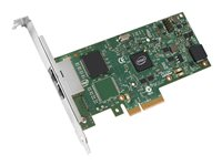 Intel Ethernet Server Adapter I350-T2 - Nätverksadapter - PCIe 2.1 x4 låg profil - 1000Base-T x 2 I350T2V2