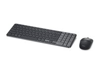 Dell Pro 7 KM746 - Sats med tangentbord och mus - uppladdningsbar - compact - trådlös - 2.4 GHz, Bluetooth - QWERTY - hela norden - svart KM746-BLK-PNN