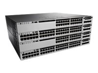 Cisco Catalyst 3850-24P-S - Switch - L3 - Administrerad - 24 x 10/100/1000 (PoE+) - skrivbordsmodell, rackmonterbar - PoE+ (435 W) WS-C3850-24P-S