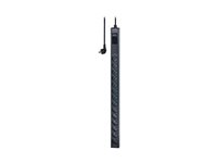 APC Easy Basic Rack PDU EPDU1116B-SCH - Kraftdistributionsenhet (kan monteras i rack) - AC 200/208/230 V - 3680 VA - ingång: CEE 7/4 - utgångskontakter: 14 (power CEE 7/3) - 0U - 3 m sladd - svart - för P/N: SMT750RM2UCNC, SMTL3KRM2UCL, SRTL3KRM1UWC, SRYL10K20XLT18, SRYL5K20RMXLT EPDU1116B-SCH