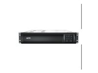 APC Smart-UPS 1500 LCD - UPS (kan monteras i rack) - AC 230 V - 1000 Watt - 1500 VA - RS-232, USB - utgångskontakter: 4 - 2U - svart - för P/N: AR106SH6, AR109SH6, AR112SH6, AR3006, AR3006SP, AR3103, AR3103SP, AR3106, AR3106SP SMT1500R2I-6W